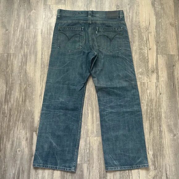 Vintage Silver Tab Levi's Baggy Denim Jeans Size 34X30 - Picture 1 of 5